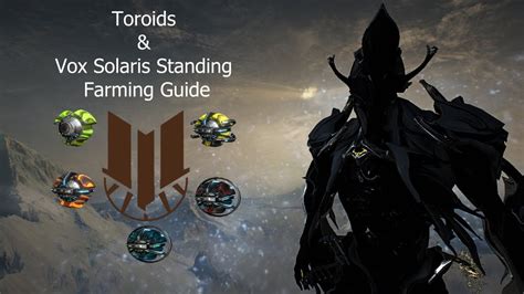 vox solaris standing guide